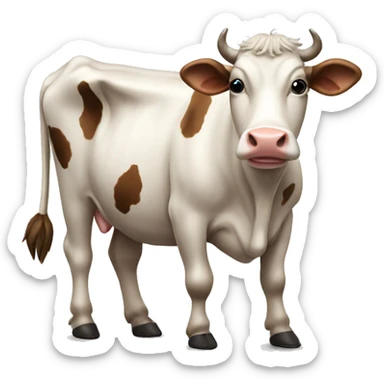 Cow sticker