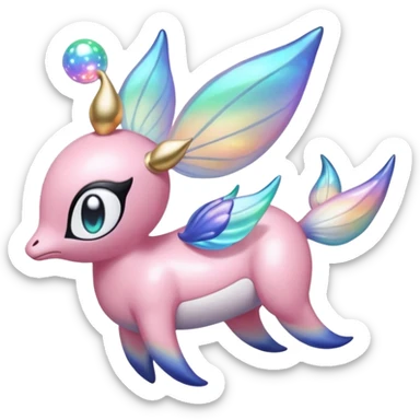 Meloetta-Kirby-Cresselia-Palkia-Fakémon-creature-hybrid sticker
