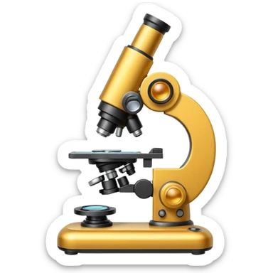 microscope lab tool sticker