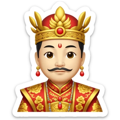 Chinese God of Wealth sticker