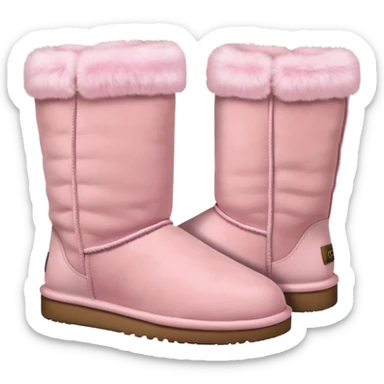 light Pink uggs sticker