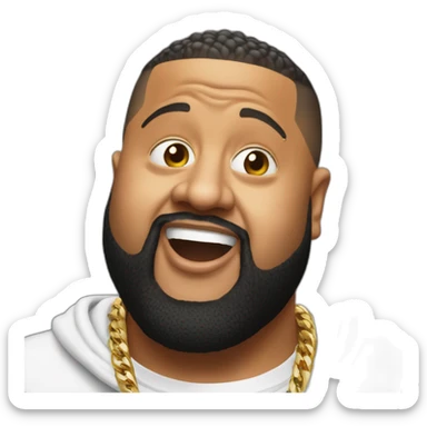dj khaled cringing sticker