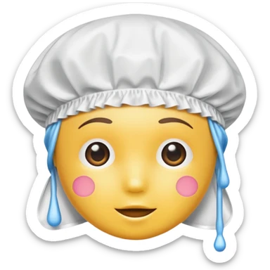 shower cap sticker