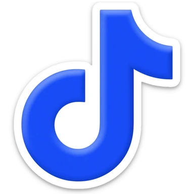 TikTok blue tick copy sticker