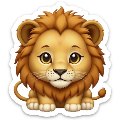Baby lion  sticker