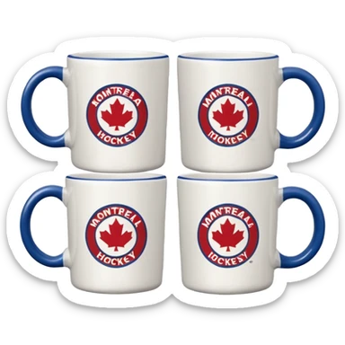 Montréal Hockey team's coffee Mugs sticker