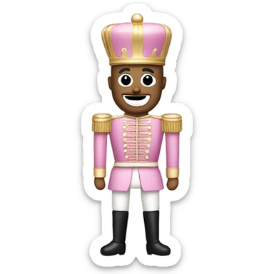 Pastel nutcracker sticker