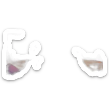 the sun setting behind the mountains and god's face up above sticker