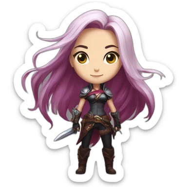 katarina from league of legends sticker