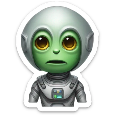 extraterrestrial sticker