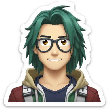 create  me a hawks from the anime Hero Academia  sticker