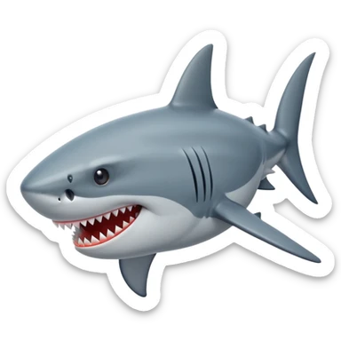 un requin sticker
