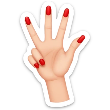 the bloodlines we are the ones hand symbol simple sticker