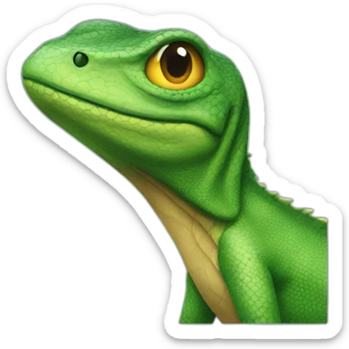 obama but he's a lizard sticker