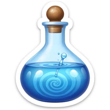 magic potion blue, ball dial sticker