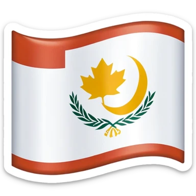 Turkish Republic of Cyprus flag sticker