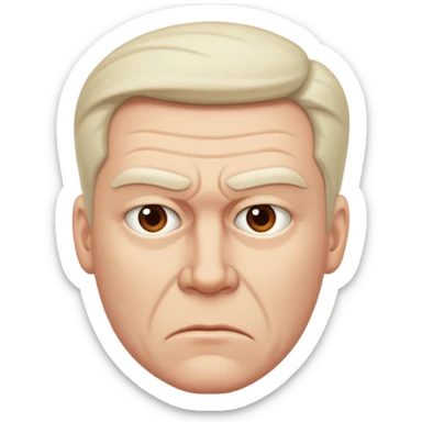 man in hurry sticker