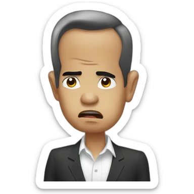 Angry jokowi sticker