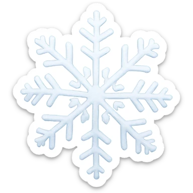 snowflake  sticker
