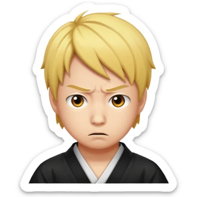 Zenitsu Agatsuma Annoyed sticker