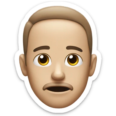 Tired, bored, happy sticker