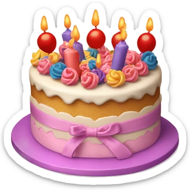 Birthday cake  sticker