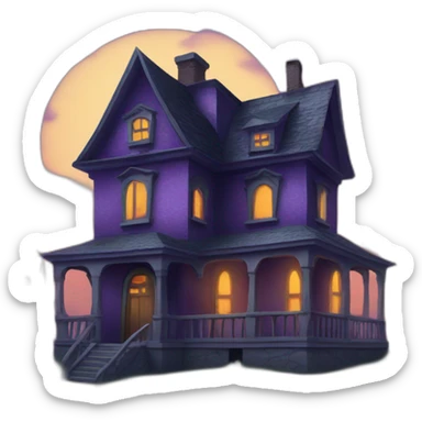 Haunted House sticker