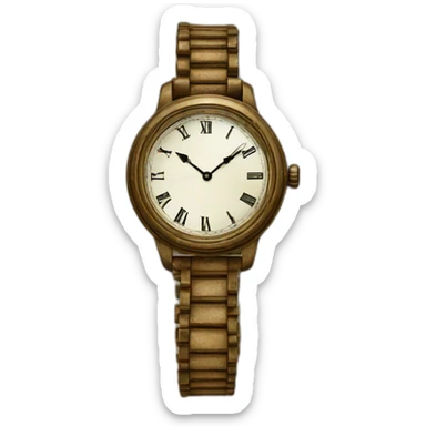cronology time old watch sticker