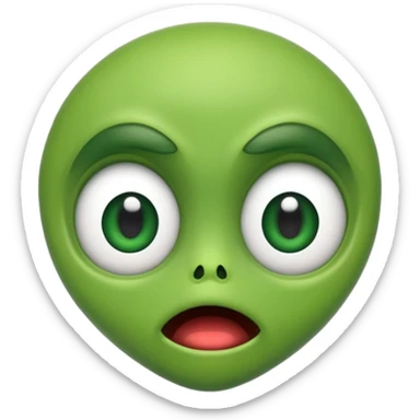 Create emoji for WouNdz fear full like this one👽 sticker