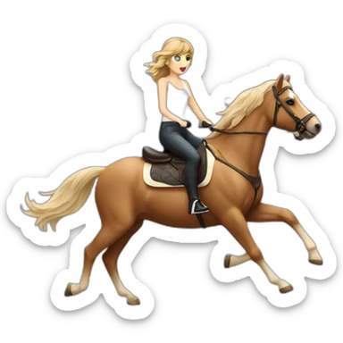 taylor-swift-riding-bbc sticker