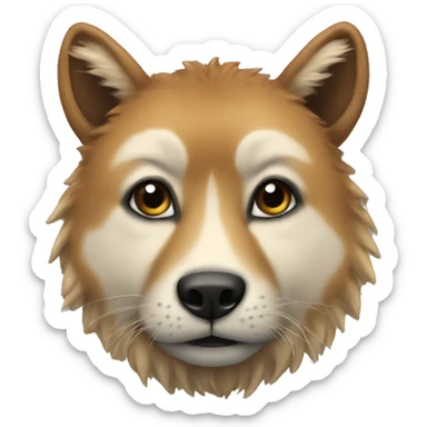 realistic animal close up sticker