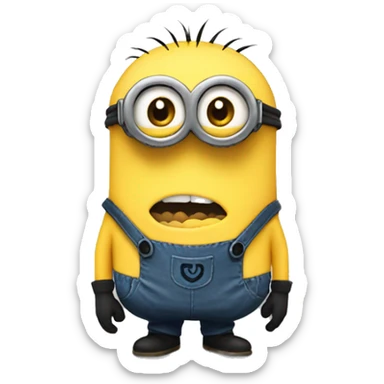 Mega minion sticker