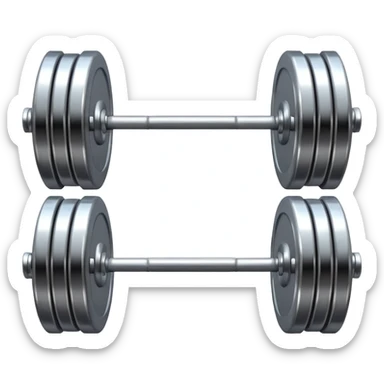 Barbell sticker
