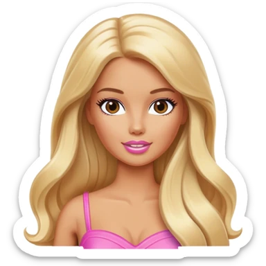barbie sticker