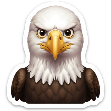 An double header eagle  sticker