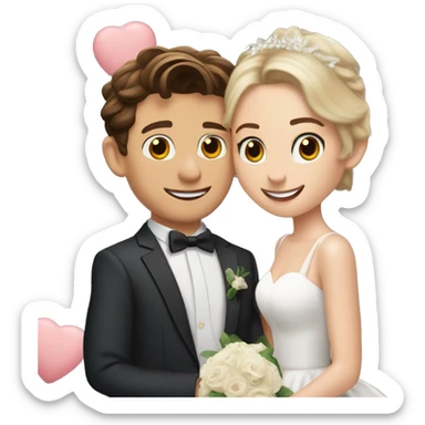 Tom holland and kit conner getting married  sticker