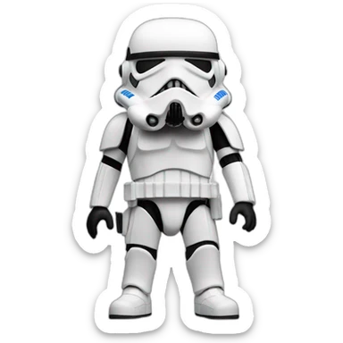Storm trooper-sign-ok sticker