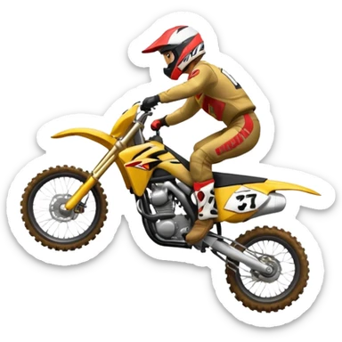 Moto cross sticker