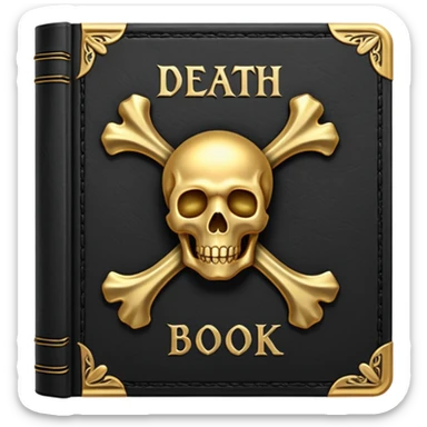 Death book
 sticker