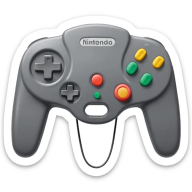 Nintendo 64 sticker