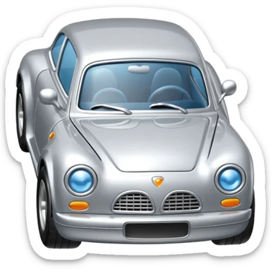 all silver toy car sticker