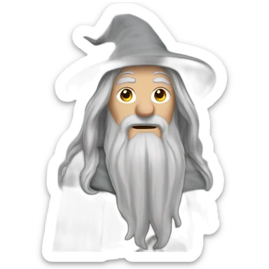 Gandalf the grey sticker