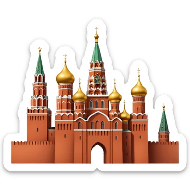 Moscow Kremlin sticker