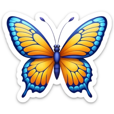borboleta sticker