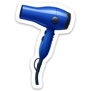 Dark blue hairdryer dyson  sticker