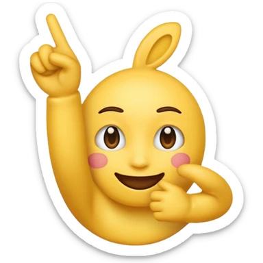 Emoji jaune qui fait des doigts d’honneur sticker