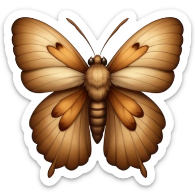 Moth emoji sticker