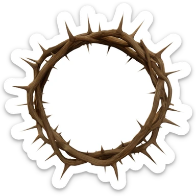 Crowns of thorns sticker