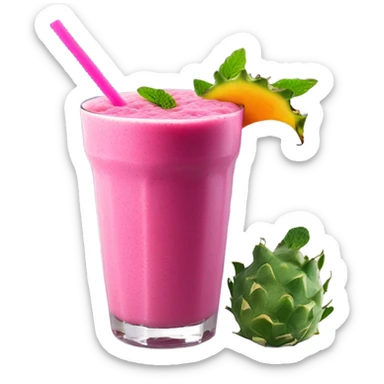 Dragon fruit smoothie  sticker