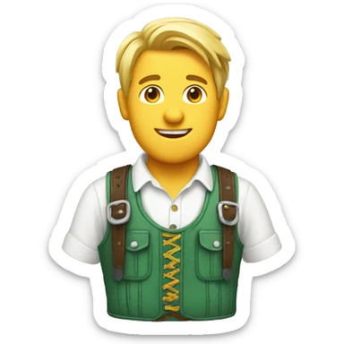lederhosen sticker